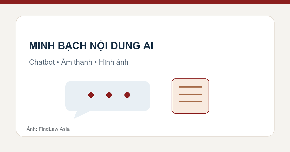 Chatbot và nội dung AI: khung nghĩa vụ minh bạch tại Điều 11