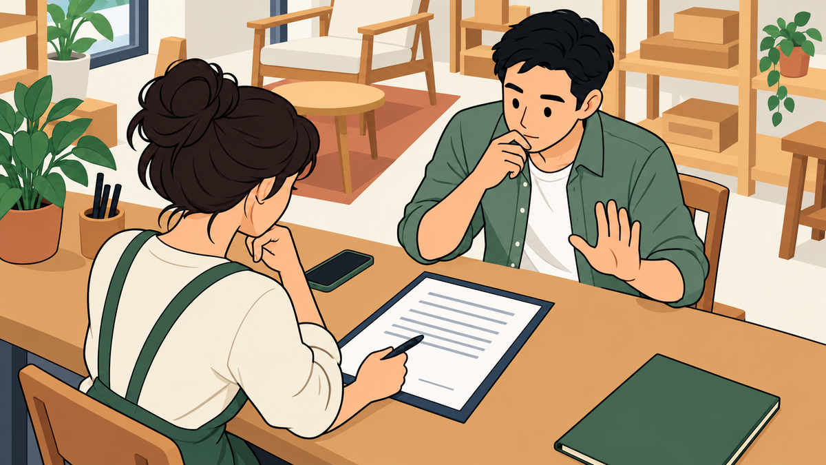 Hai bên xem xét đề nghị giao kết, khách hàng chưa xác nhận đồng ý.